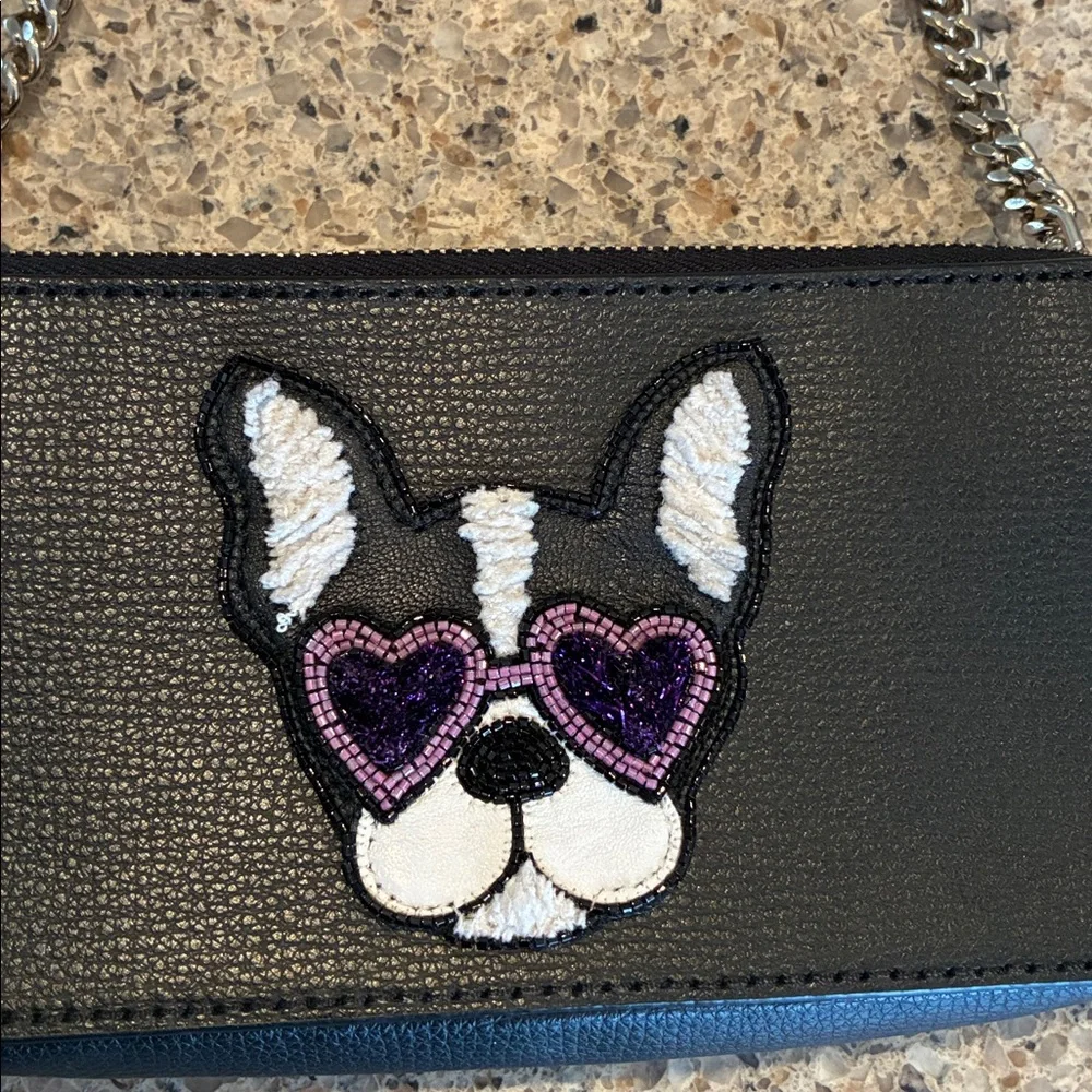 Kate Spade Beaded French Bulldog Purse - Picture 3 of 16